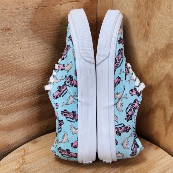 Vans Authentic Womens Dolphins and Cars Casual Canvas Sneakers Size 7 - Picture 7 of 9
